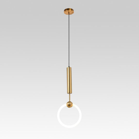 PendantLightia-Minimalist Modern Led Single Pendant Lights-Pendants-Cool White-
