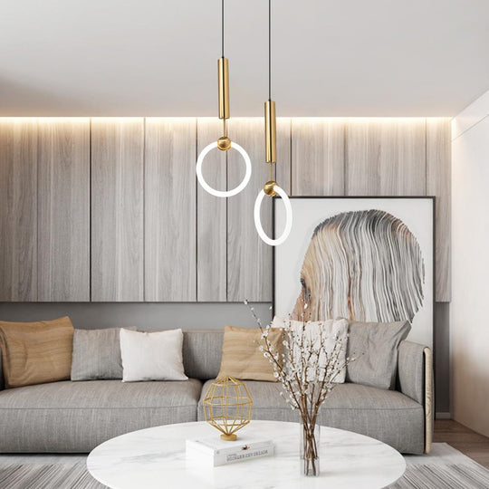 PendantLightia-Minimalist Modern Led Single Pendant Lights-Pendants-Warm White-