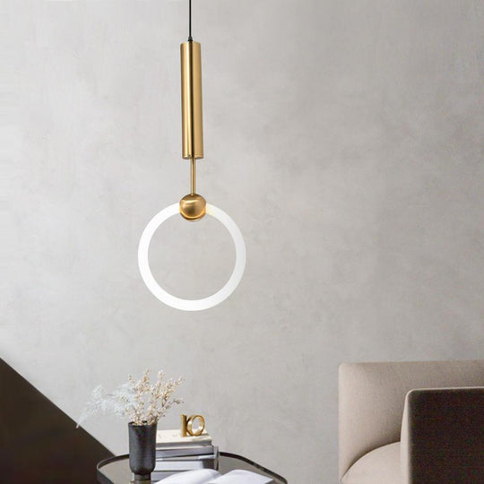 PendantLightia-Minimalist Modern Led Single Pendant Lights-Pendants-Warm White-