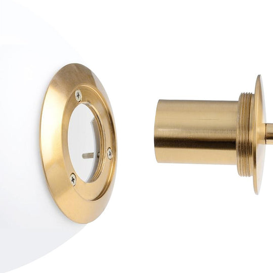 PendantLightia-Minimalist Opal Shade Single Globe Pendant Light-Pendants-Polished Nickel-11''