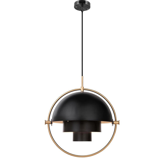 PendantLightia-Modern 1-Light Shape-Changing Metal Pendant Light-Pendants-Black-