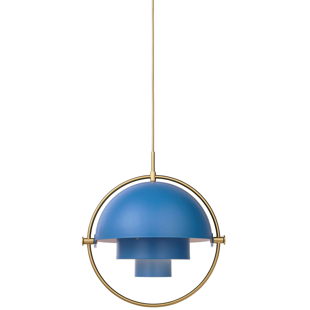 PendantLightia-Modern 1-Light Shape-Changing Metal Pendant Light-Pendants-Blue-