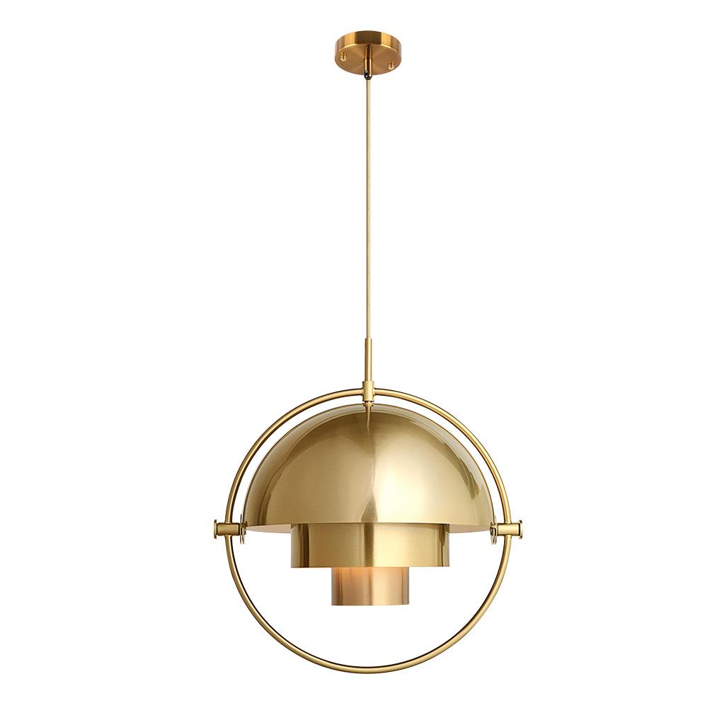 PendantLightia-Modern 1-Light Shape-Changing Metal Pendant Light-Pendants-Gold-