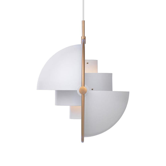 PendantLightia-Modern 1-Light Shape-Changing Metal Pendant Light-Pendants-White-