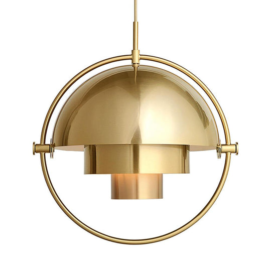 PendantLightia-Modern 1-Light Shape-Changing Metal Pendant Light-Pendants-White-