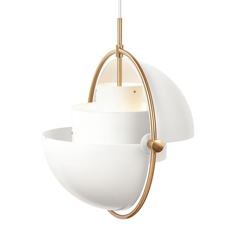 PendantLightia-Modern 1-Light Shape-Changing Metal Pendant Light-Pendants-White-