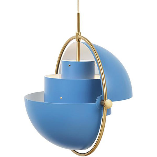 PendantLightia-Modern 1-Light Shape-Changing Metal Pendant Light-Pendants-White-