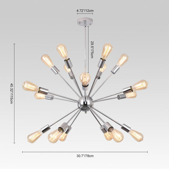 PendantLightia-Modern 18-Light Sputnik Chandelier-Chandeliers-Default Title-