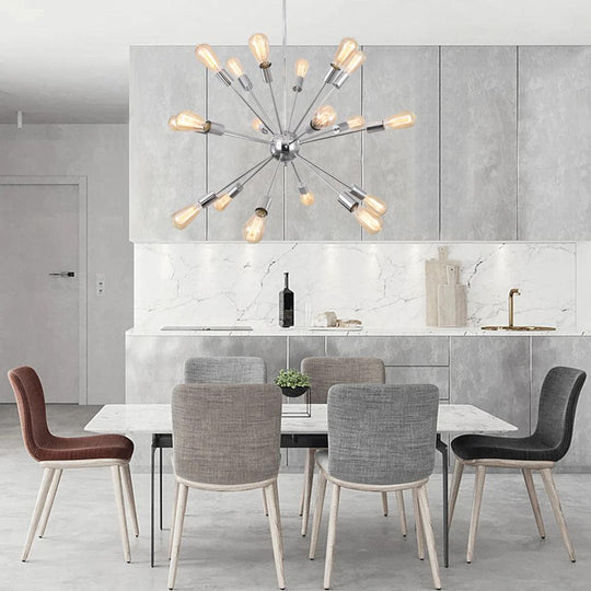 PendantLightia-Modern 18-Light Sputnik Chandelier-Chandeliers-Default Title-