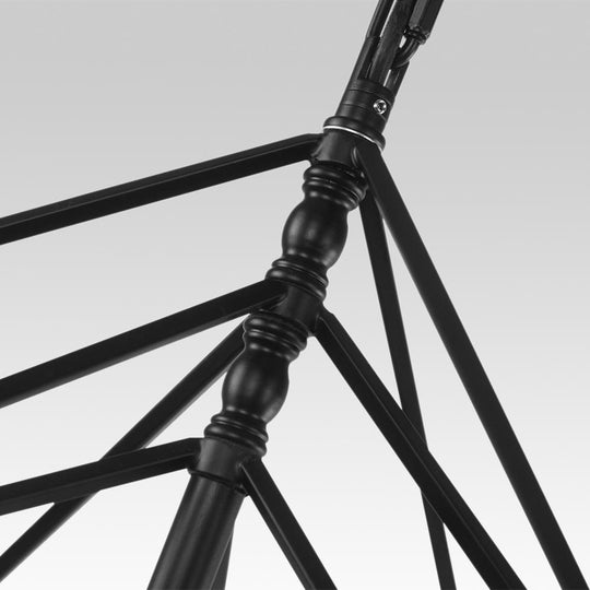 PendantLightia-Modern 3-Light Black Candle Geometric Chandelier-Chandeliers-Default Title-