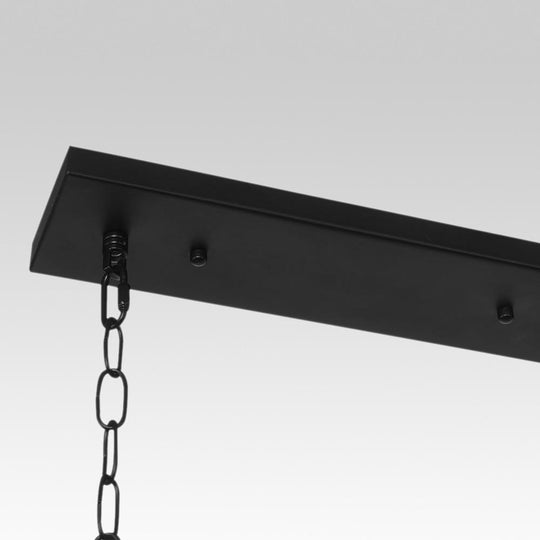 PendantLightia-Modern 4-Light Rectangular Chandelier-Chandeliers-Default Title-