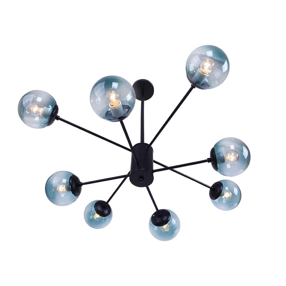 PendantLightia-Modern 8-light Blue Bubble Sputnik Light-Chandeliers-Default Title-
