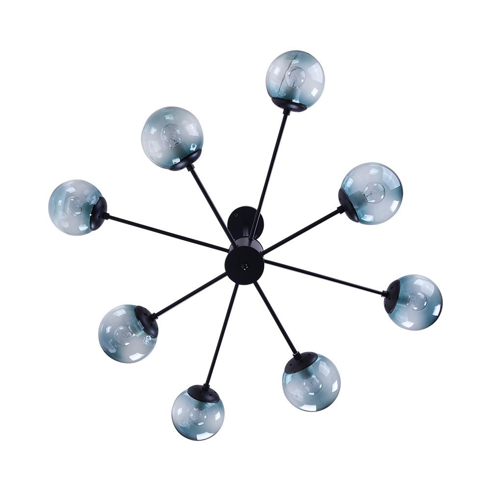 PendantLightia-Modern 8-light Blue Bubble Sputnik Light-Chandeliers-Default Title-