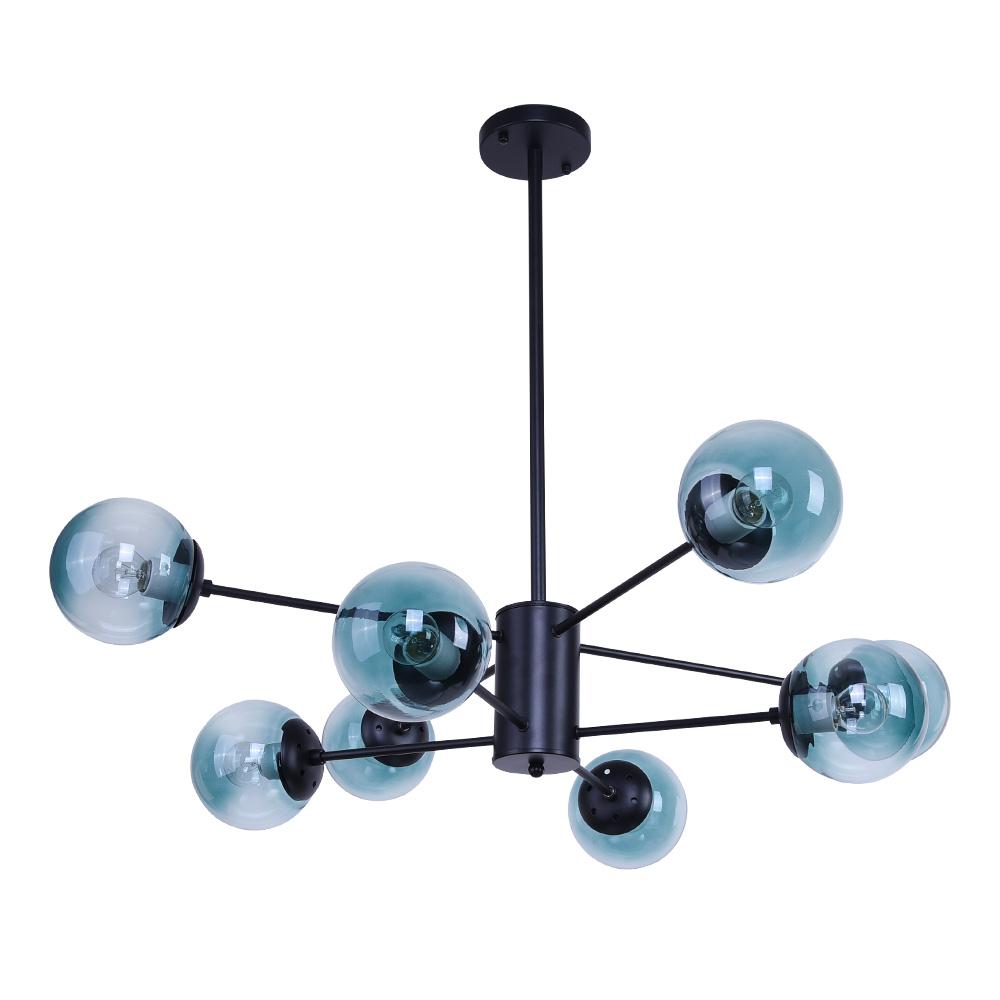 PendantLightia-Modern 8-light Blue Bubble Sputnik Light-Chandeliers-Default Title-