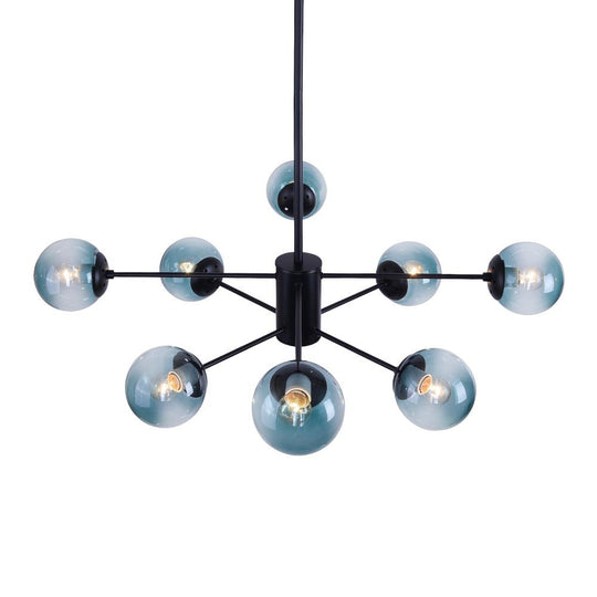 PendantLightia-Modern 8-light Blue Bubble Sputnik Light-Chandeliers-Default Title-