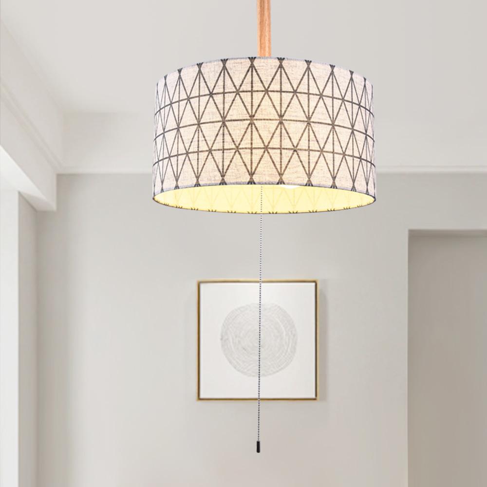PendantLightia-Modern Diamond Pattern Drum Pendant Lighting-Pendants-Default Title-