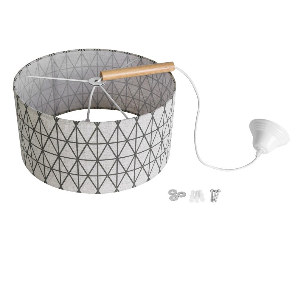 PendantLightia-Modern Diamond Pattern Drum Pendant Lighting-Pendants-Default Title-