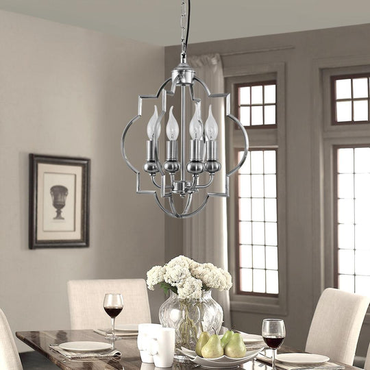 PendantLightia-Modern Farmhouse Cage Pendant Light-Pendants-Black-