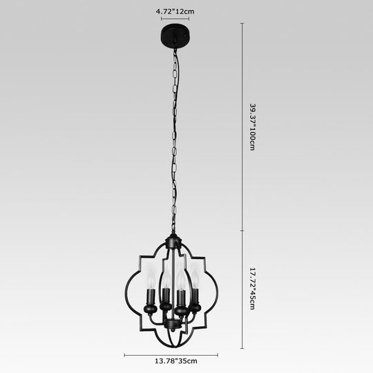 PendantLightia-Modern Farmhouse Cage Pendant Light-Pendants-Nickel-