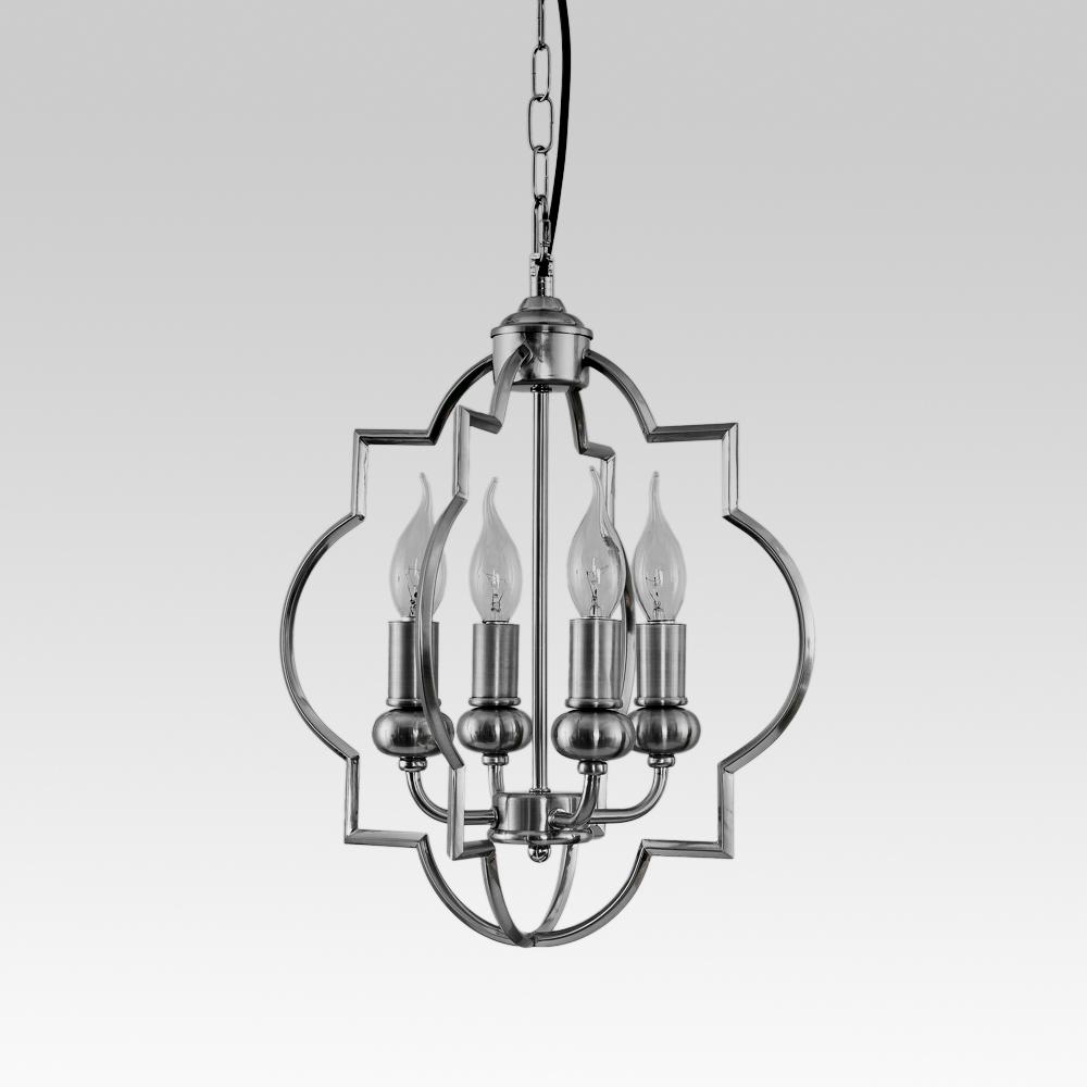 PendantLightia-Modern Farmhouse Cage Pendant Light-Pendants-Nickel-
