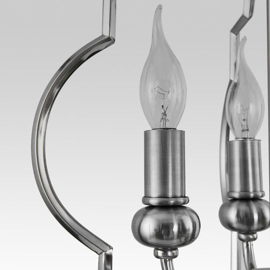 PendantLightia-Modern Farmhouse Cage Pendant Light-Pendants-Nickel-