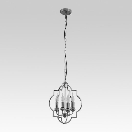 PendantLightia-Modern Farmhouse Cage Pendant Light-Pendants-Nickel-