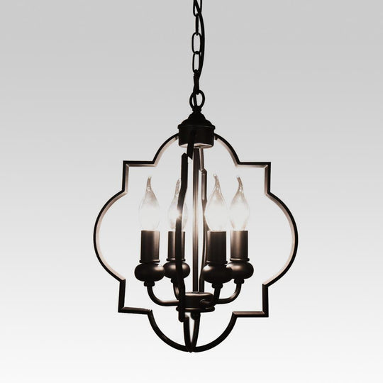 PendantLightia-Modern Farmhouse Cage Pendant Light-Pendants-Nickel-