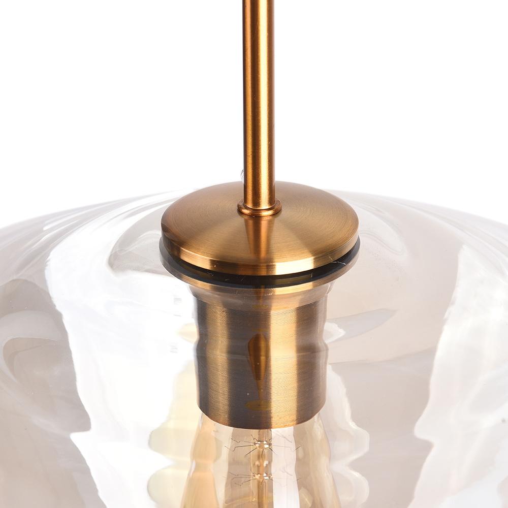 PendantLightia-Modern Geometric Clear Glass Shades Hanging Pendant Lights-Pendants-S-Clear Glass