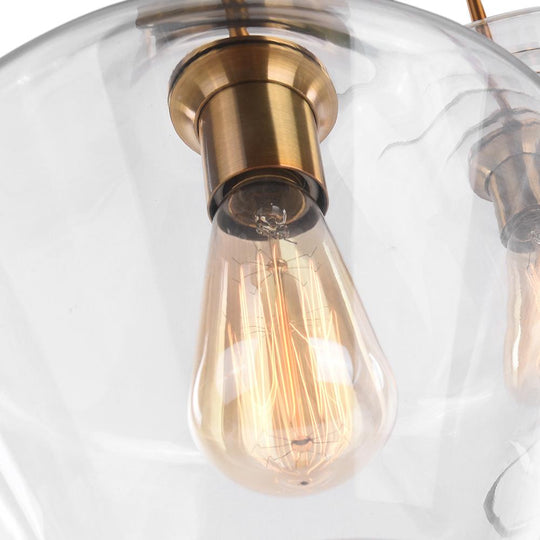 PendantLightia-Modern Geometric Clear Glass Shades Hanging Pendant Lights-Pendants-S-Clear Glass
