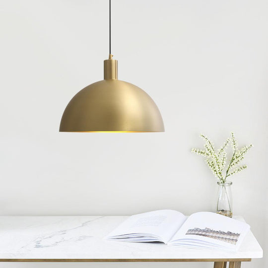 PendantLightia-Modern Industrial Metal Dome Light-Pendants-Default Title-