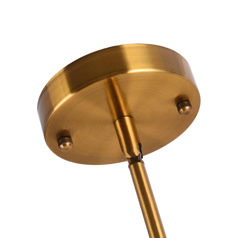 PendantLightia-Modern Mid-century 9-light Sputnik Chandelier-Chandeliers-Brass-