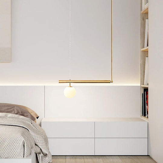 PendantLightia-Modern Minimalist Linear Pendant Lighting-Pendants-1Lt-Brass