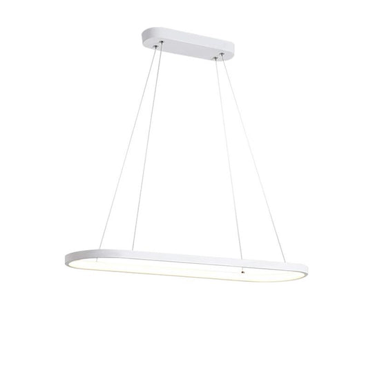 PendantLightia-Modern Minimalist Oval Led Hanging Lights-Pendants-27''-Cool White