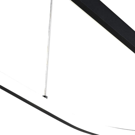 PendantLightia-Modern Minimalist Oval Led Hanging Lights-Pendants-27''-Cool White