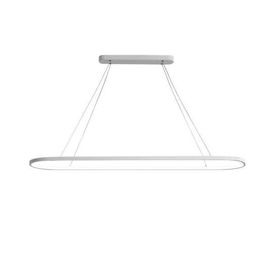 PendantLightia-Modern Minimalist Oval Led Hanging Lights-Pendants-35''-Cool White