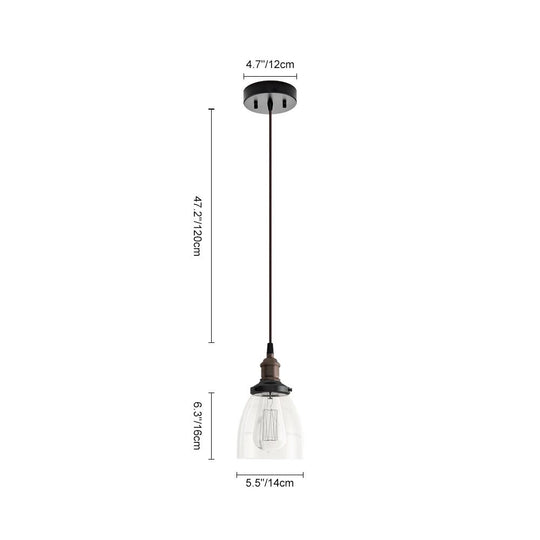 PendantLightia-Modern Single Bell Glass Pendant Lighting-Pendants-Default Title-