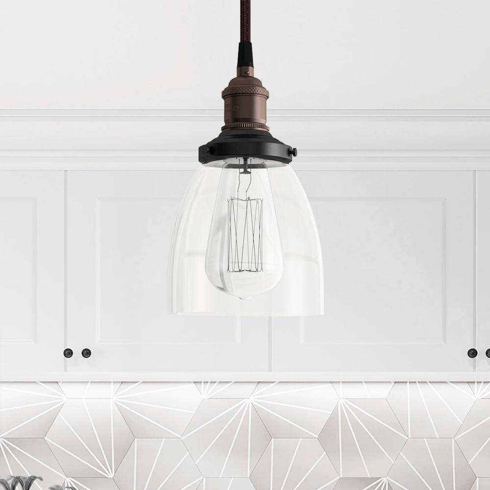 PendantLightia-Modern Single Bell Glass Pendant Lighting-Pendants-Default Title-