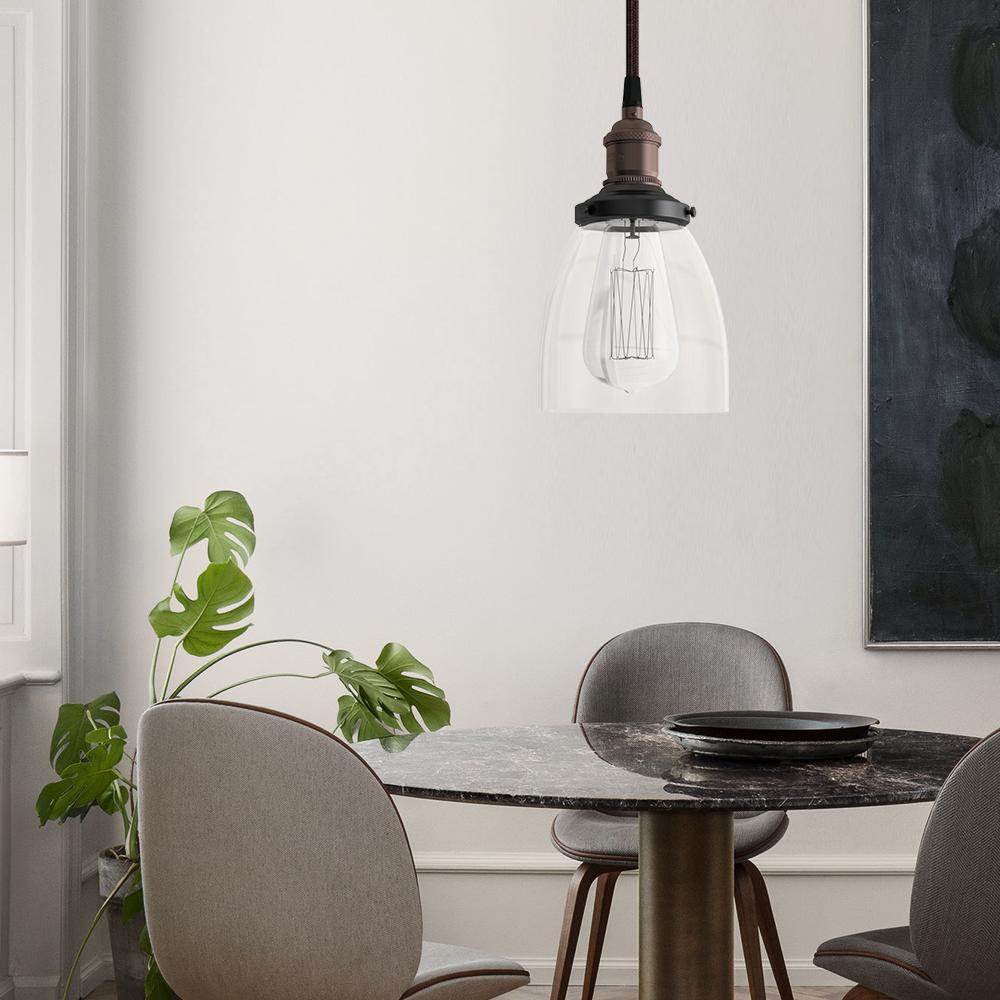 PendantLightia-Modern Single Bell Glass Pendant Lighting-Pendants-Default Title-