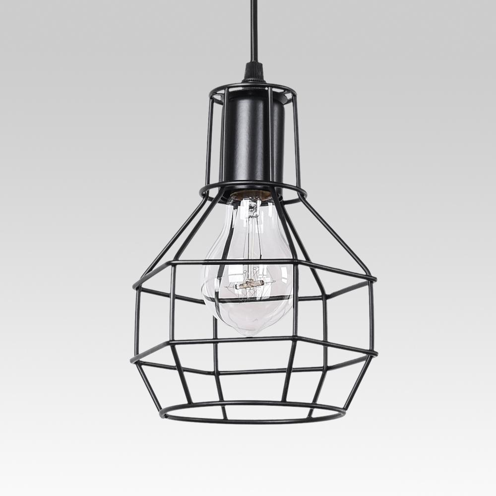 PendantLightia-Modern Single Cage Pendant Light-Pendants-Default Title-