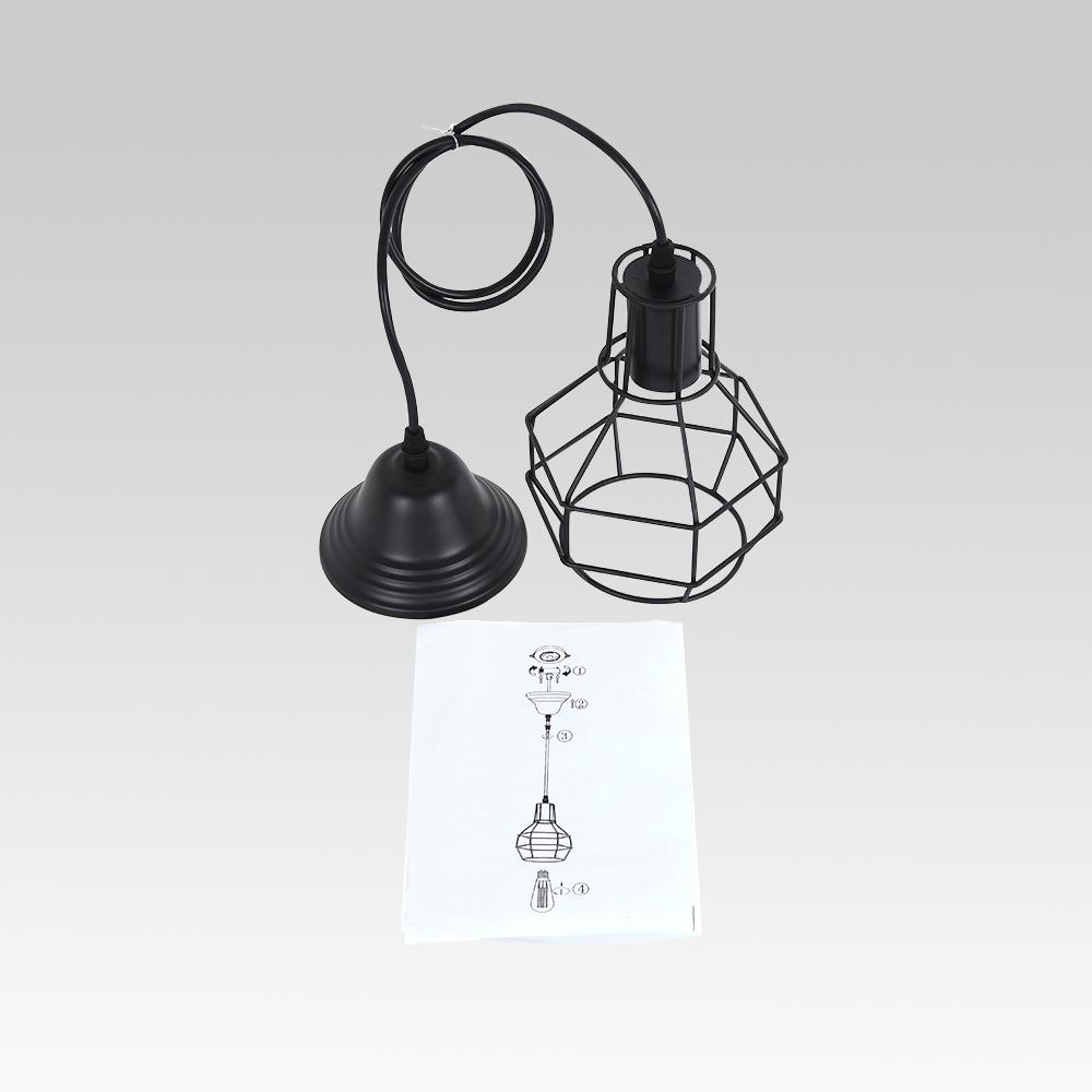 PendantLightia-Modern Single Cage Pendant Light-Pendants-Default Title-