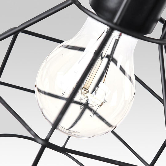 PendantLightia-Modern Single Cage Pendant Light-Pendants-Default Title-