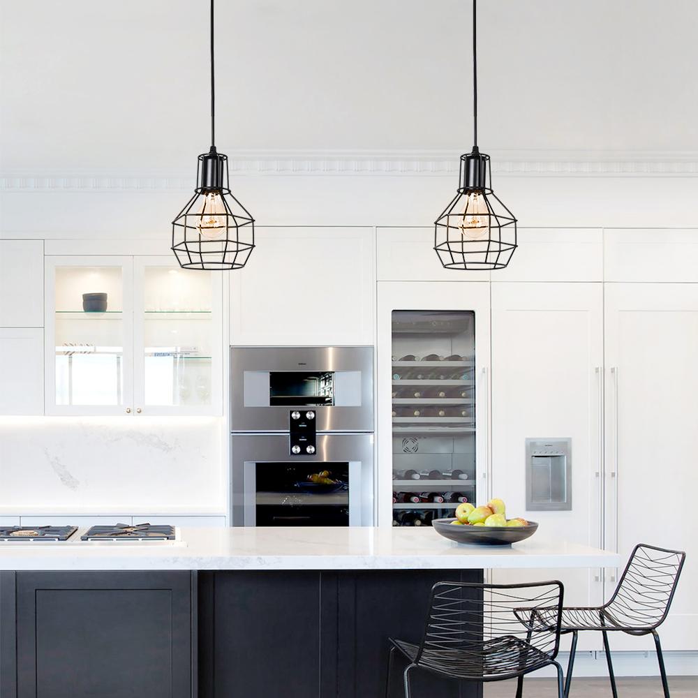 PendantLightia-Modern Single Cage Pendant Light-Pendants-Default Title-