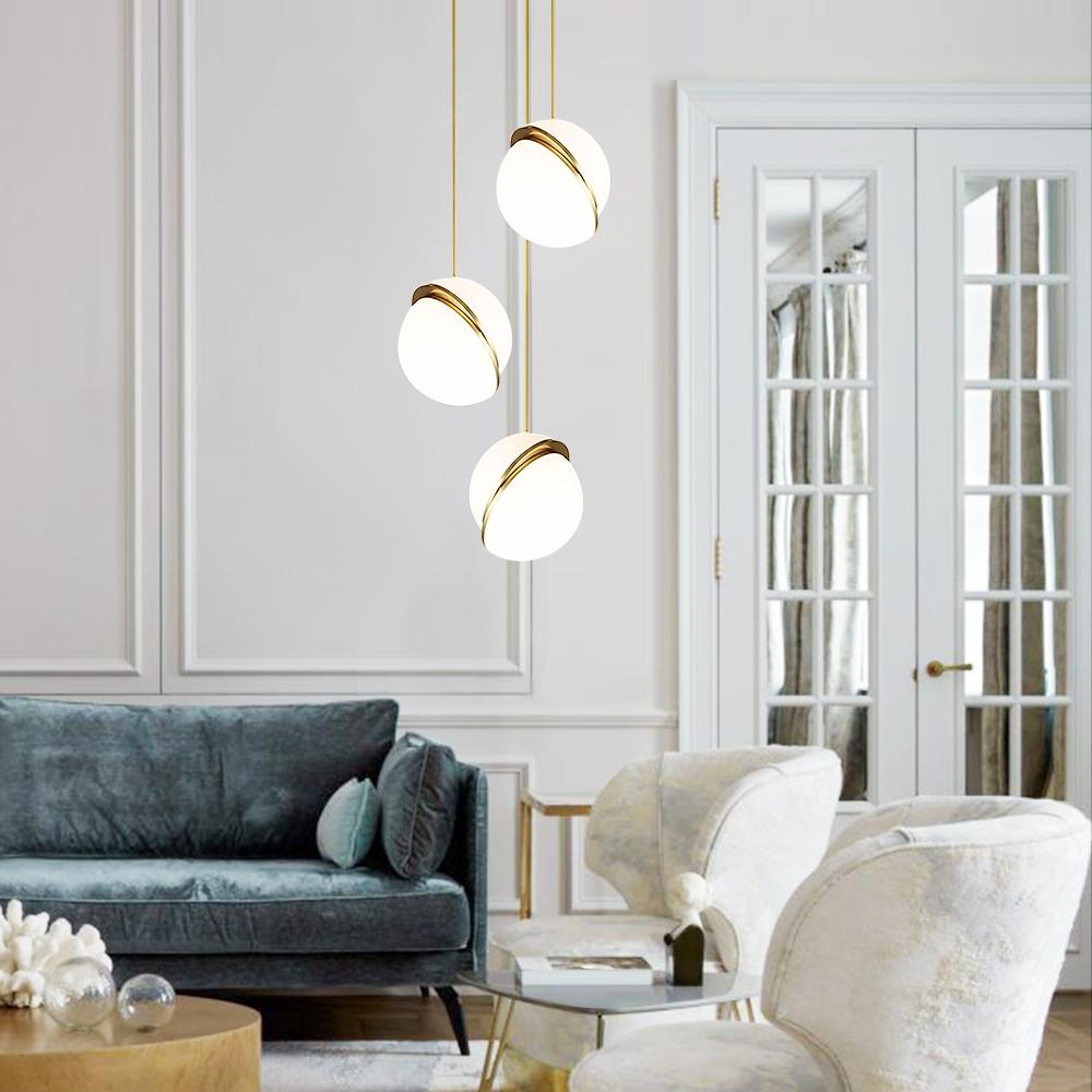 Modern globe store pendant light