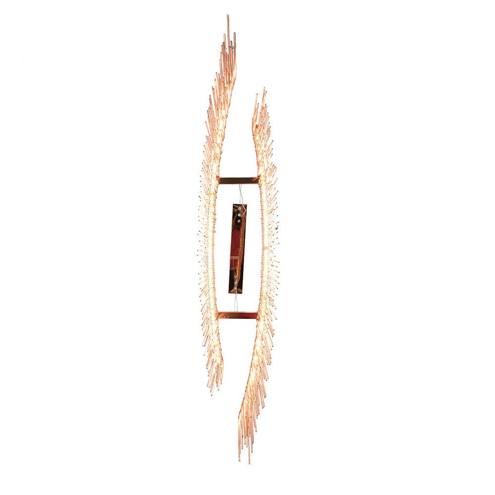 PendantLightia-Modern Style Led Chain Fringe Chandelier-Chandeliers-Gold-Cool White