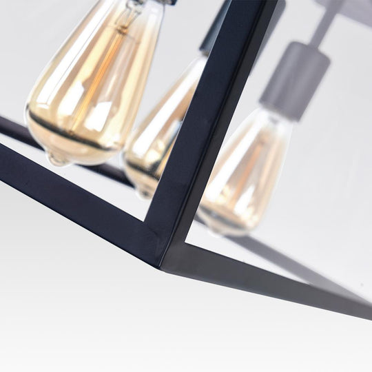 PendantLightia-Modern Three Lights Geometric Chandelier-Chandeliers--