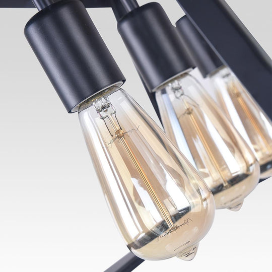 PendantLightia-Modern Three Lights Geometric Chandelier-Chandeliers--