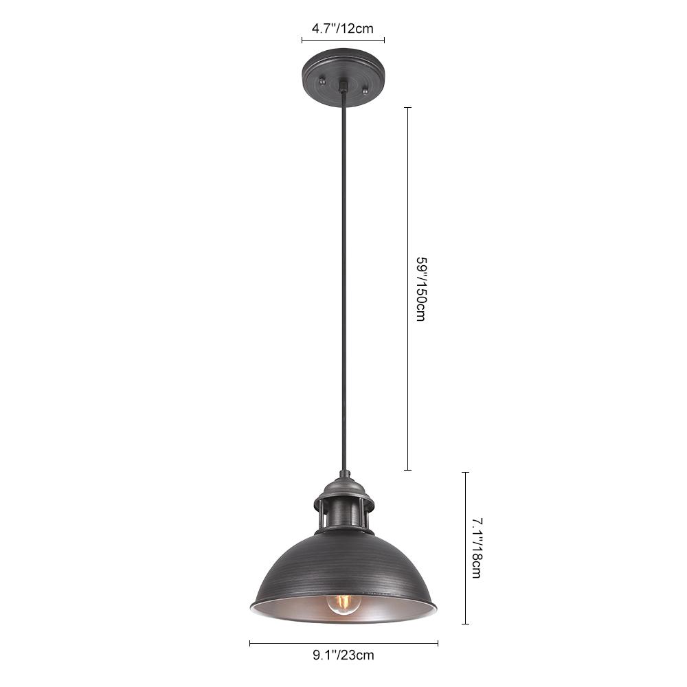 PendantLightia-Pot Lid Industrial Pendant Lighting-Pendants-Default Title-