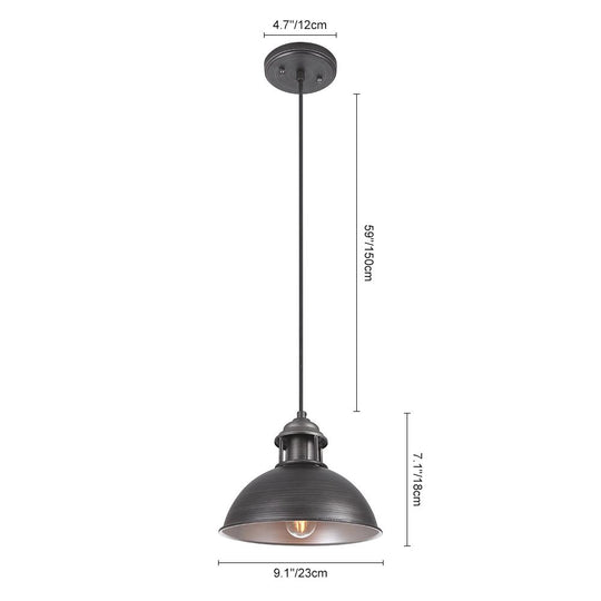 PendantLightia-Pot Lid Industrial Pendant Lighting-Pendants-Default Title-