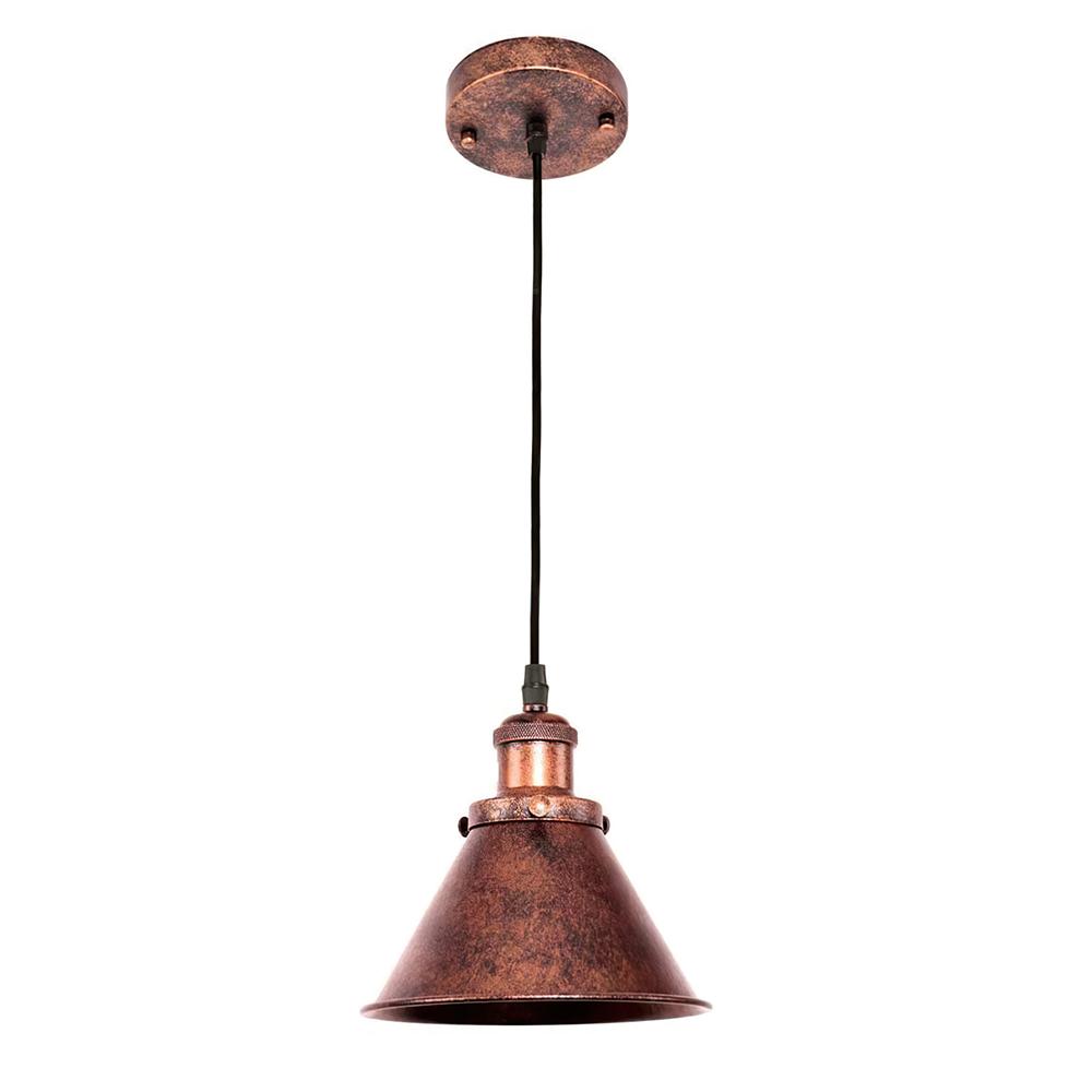 PendantLightia-Single Rustic Copper Pendant Light-Pendants-Default Title-