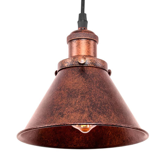 PendantLightia-Single Rustic Copper Pendant Light-Pendants-Default Title-